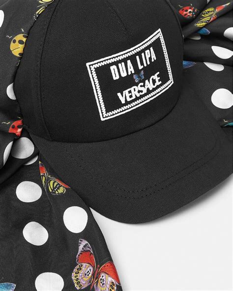 Versace BUTTERFLY PRINT BASEBALL CAP 